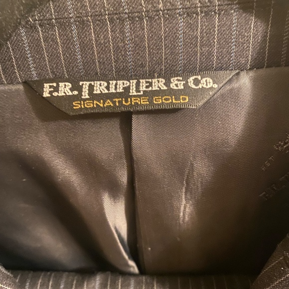 F.R. Tripler Wool Pinstripe Suit - Picture 2 of 5